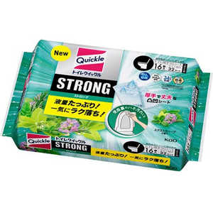 花王 トイレクイックル ストロング つめかえ用 16枚 エクストラハーブの香り 花王 トイレクイックル ストロング つめかえ用 16枚 エクストラハーブの香り