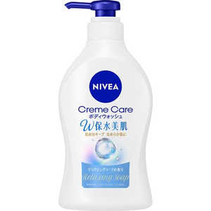 花王 NIVEA(ニベア)クリームケア ボディウォッシュ W保水美肌 ポンプ 本体 470mL リラクシングソープの香り 