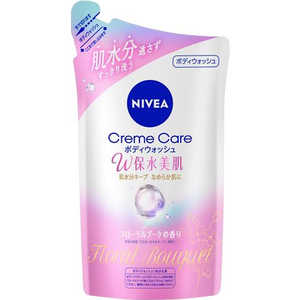 花王 NIVEA(ニベア)クリームケア ボディウォッシュ W保水美肌 つめかえ用 350mL フローラルブーケの香り 花王 NIVEA(ニベア)クリームケア ボディウォッシュ W保水美肌 つめかえ用 350mL フローラルブーケの香り