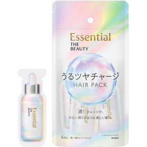 花王 Essential(エッセンシャル)ザビューティ 髪のキメ美容 うるツヤチャージヘアパック 9g×6包 