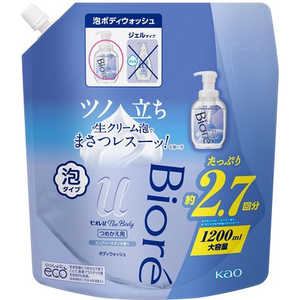 花王 Biore ビオレu ザ ボディ 泡タイプ つめかえ用 1200mL ピュアリーサボンの香り 花王 Biore ビオレu ザ ボディ 泡タイプ つめかえ用 1200mL ピュアリーサボンの香り