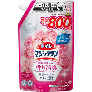 花王 トイレマジックリン消臭･洗浄スプレー つめかえ用 スパウトパウチ 800mL 香り消臭 エレガントローズの香り 