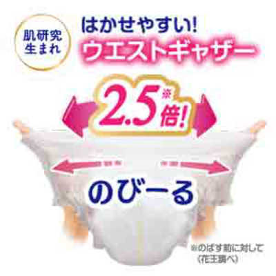 花王 メリーズ ずっと肌さら エアスルー パンツ Sサイズ(4-8kg) 62枚入