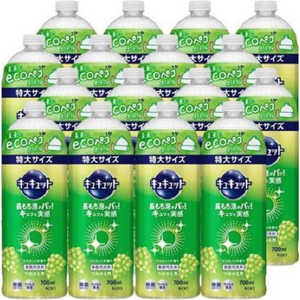 花王 【ケース販売】 キュキュット つめかえ用 700mL×16個 マスカットの香り 花王 【ケース販売】 キュキュット つめかえ用 700mL×16個 マスカットの香り