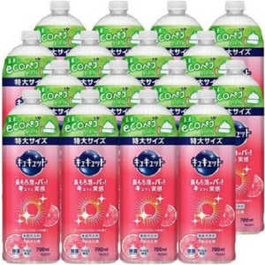 花王 【ケース販売】 キュキュット つめかえ用 700mL×16個 ピンクグレープフルーツの香り 花王 【ケース販売】 キュキュット つめかえ用 700mL×16個 ピンクグレープフルーツの香り