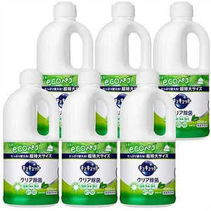 花王 【ケース販売】 キュキュット クリア除菌 つめかえ用 1250mL×6個 緑茶の香り 花王 【ケース販売】 キュキュット クリア除菌 つめかえ用 1250mL×6個 緑茶の香り