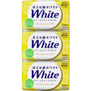 花王石鹸ホワイト バスサイズ 130g×3個パック リフレッシュ・シトラスの香り リフレッシュ・シトラスの香り 花王石鹸ホワイト バスサイズ 130g×3個パック リフレッシュ・シトラスの香り リフレッシュ・シトラスの香り