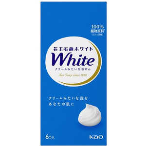 花王石鹸ホワイト 普通サイズ 6コ箱 花王石鹸ホワイト 普通サイズ 6コ箱