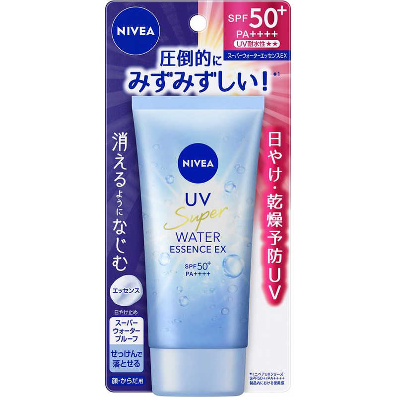 花王 花王 NIVEA(ニベア)UV ウォーターエッセンスEX 80g SPF50＋/PA＋＋＋＋  