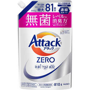 花王 アタックZERO つめかえ用 810g ｱﾀｯｸZEROｶｴ810