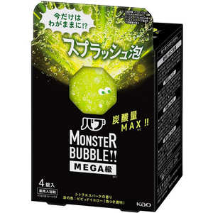 花王 バブ モンスターバブルMEGA級 スプラッシュ泡 4錠入 花王 バブ モンスターバブルMEGA級 スプラッシュ泡 4錠入