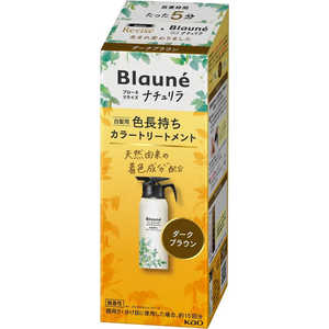 花王 Blaune(ブローネ)ナチュリラ 色長持ちカラートリートメント 本体 155g ダークブラウン 花王 Blaune(ブローネ)ナチュリラ 色長持ちカラートリートメント 本体 155g ダークブラウン