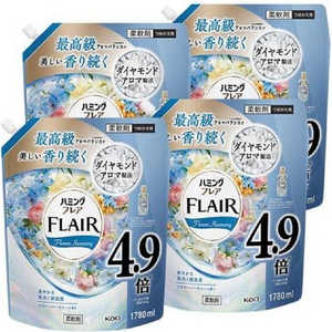 花王 (ケース) ハミングフレア フラワーハーモニー つめかえ用 1.78L×4個 ハミング 花王 (ケース) ハミングフレア フラワーハーモニー つめかえ用 1.78L×4個 ハミング