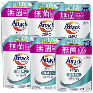 花王 (ケース) アタックZERO 部屋干し つめかえ 1070g×6個 アタック 花王 (ケース) アタックZERO 部屋干し つめかえ 1070g×6個 アタック