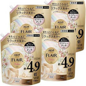 花王 (ケース) ハミングフレア リラックス ムスク&ミューゲ つめかえ用 1.7L×4個 ハミング 花王 (ケース) ハミングフレア リラックス ムスク&ミューゲ つめかえ用 1.7L×4個 ハミング