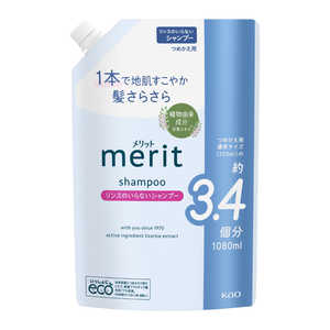 花王 メリット リンスのいらないシャンプー つめかえ用 1080ml 花王 メリット リンスのいらないシャンプー つめかえ用 1080ml
