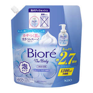 花王 ビオレ ザ ボディ 泡タイプ ピュアリーサボンの香り つめかえ用 1200ml ビTBアワサカ1200 花王 ビオレ ザ ボディ 泡タイプ ピュアリーサボンの香り つめかえ用 1200ml ビTBアワサカ1200