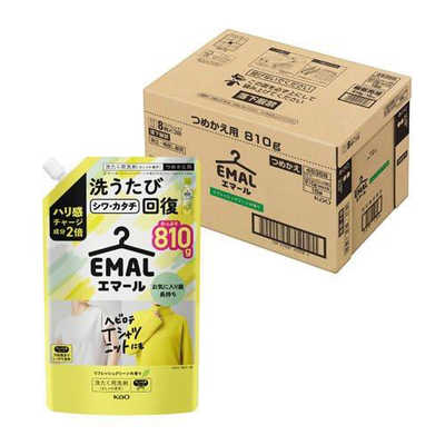 花王 (ケース販売) エマール リフレッシュグリーンの香り つめかえ用
