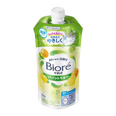 花王 ビオレ u うきうきシトラスの香り つめかえ用 320ml の通販