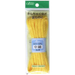 クロバー カラーひも 中細〈黄〉 26-147 クロバー カラーひも 中細〈黄〉 26-147