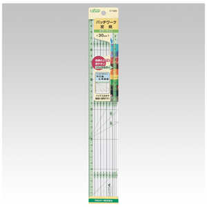 クロバー パッチワーク定規 カラーライン30cm 57-926 クロバー パッチワーク定規 カラーライン30cm 57-926