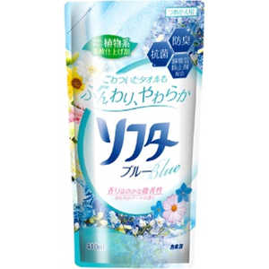 カネヨ石鹸 ソフターブルー 1/3 詰替 410mL 