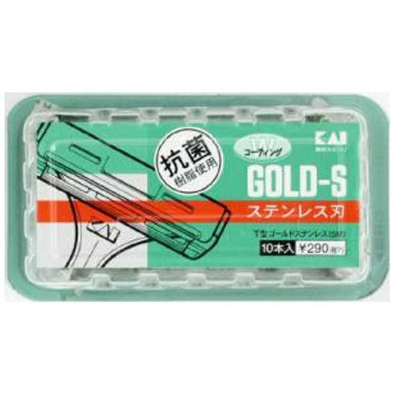 貝印 貝印 T型ゴールドステンレスSM 10本入(男性化粧品)  