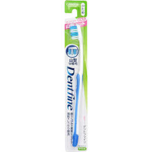 クリエイト Dentfine(デントファイン) 歯ブラシ ラバークリップ 山切 かため 1本入り 861限定 デントファインラバーグリップヤマ