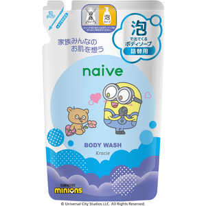 クラシエ ナイーブ 泡で出てくるボディソープ(ミニオン)詰替用 480mL NVアワBSXPミニオンK