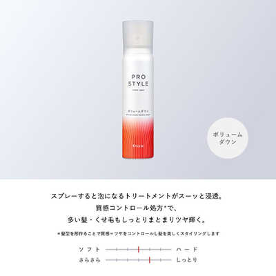 クラシエ プロスタイル ボリュームダウンシェイクムーススプレー (155g