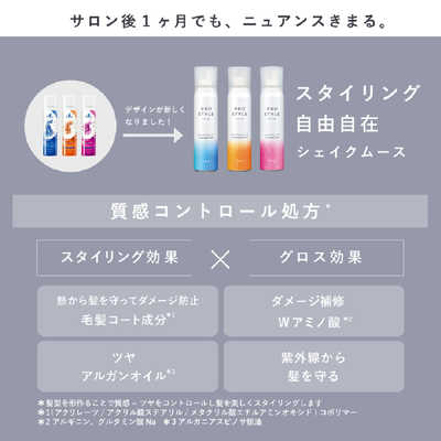 クラシエ プロスタイル ボリュームダウンシェイクムーススプレー (155g