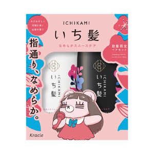 クラシエ いち髪 シャンプー&コンディショナーぺアセット(なめらかスムースケア) 480mL+480g イチカミSPCDペアナメ クラシエ いち髪 シャンプー&コンディショナーぺアセット(なめらかスムースケア) 480mL+480g イチカミSPCDペアナメ