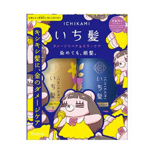 クラシエ いち髪 シャンプー&コンディショナーぺアセット(ダメージリペア&カラーケア) 480mL+480g イチカミペアダメージ クラシエ いち髪 シャンプー&コンディショナーぺアセット(ダメージリペア&カラーケア) 480mL+480g イチカミペアダメージ