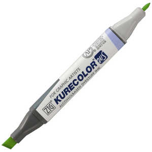 呉竹 ZIG(ジグ) 油性カラーペン KURECOLOR TWIN WS YELLOW GREEN KC-3000N-125