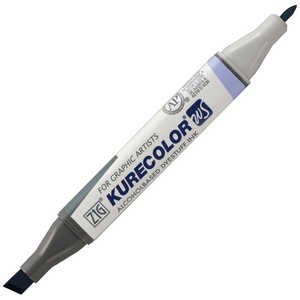 呉竹 ZIG(ジグ) 油性カラーペン KURECOLOR TWIN WS BLUE GRAY KC-3000N-832