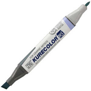 呉竹 ZIG(ジグ) 油性カラーペン KURECOLOR TWIN WS BLUE GRAY2 KC-3000N-833