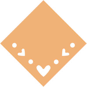 | KurePunchCornerSMALLHEARTS SBKPC110-11