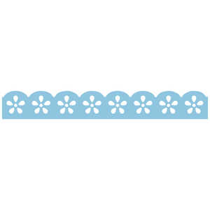 呉竹 KUREPUNCHBORDERDECORATIONEdgeFlower SBKPB130-1 呉竹 KUREPUNCHBORDERDECORATIONEdgeFlower SBKPB130-1