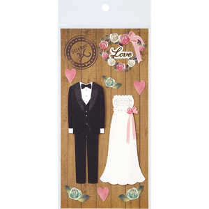  HANDMADE STICKER K DRESS  TUXEDO SBST501-3