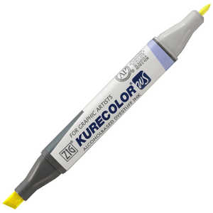 呉竹 ZIG(ジグ) 油性カラーペン KURECOLOR TWIN WS LEMON YELLOW KC-3000N-102