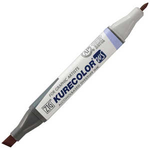 呉竹 ZIG(ジグ) 油性カラーペン KURECOLOR TWIN WS DEEP RED KC-3000N-268