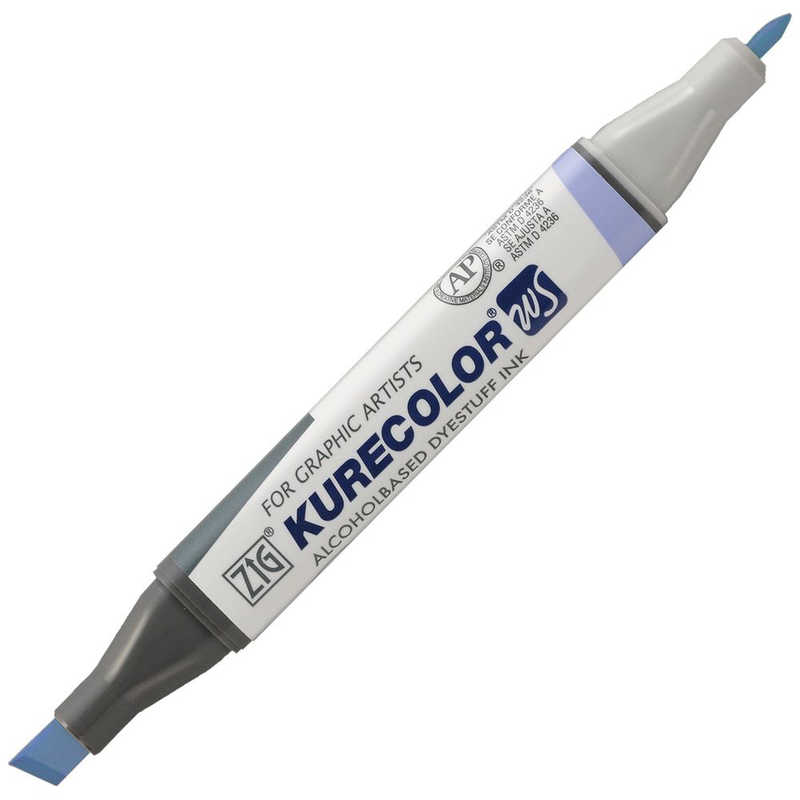 呉竹 呉竹 ZIG(ジグ) 油性カラーペン KURECOLOR TWIN WS ICE BLUE KC-3000N-350 KC-3000N-350