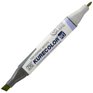 呉竹 ZIG(ジグ) 油性カラーペン KURECOLOR TWIN WS MID GREEN KC-3000N-542 呉竹 ZIG(ジグ) 油性カラーペン KURECOLOR TWIN WS MID GREEN KC-3000N-542