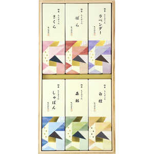 カメヤマ ちとせうた 6種の香り 桐(6種類入り) カメヤマ ちとせうた 6種の香り 桐(6種類入り)