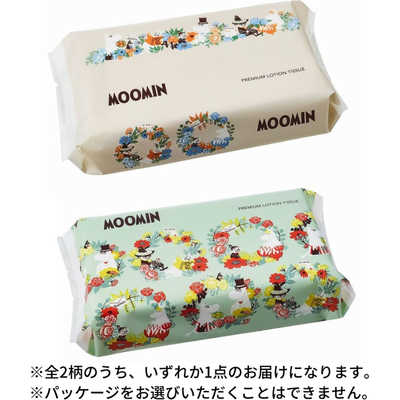 河野製紙 ムーミン プレミアムローションティシュ ソフトパック 150組