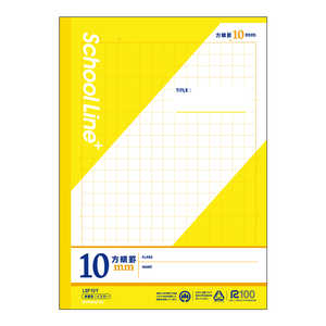 キョクトウアソシエイツ スクールラインプラス 10mm方眼罫 イエロー LSP10Y
