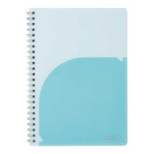 キョクトウアソシエイツ パペルール A5Wリングノート ライトブルー PT112LB