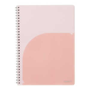 キョクトウアソシエイツ パペルール B5Wリングノート ピンク PT114P