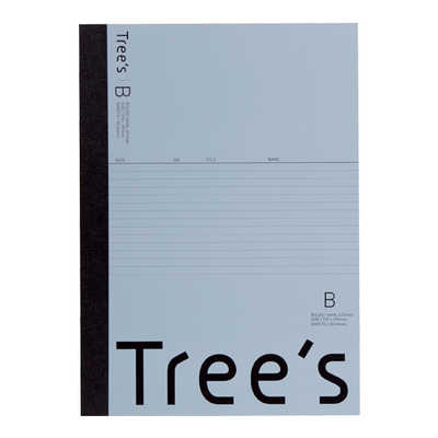 （まとめ）キョクトウ・アソシエイツ Trees A4 B罫 40枚 ブルーグレー〔×50セット〕 まとめ）キョクトウ・アソシエイツ Trees A5 A罫 30枚 クリーム〔×100