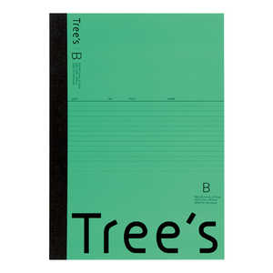 キョクトウアソシエイツ 日本ノート Trees A4 B罫40枚 グリーン グリーン グリーン UTRBA4G